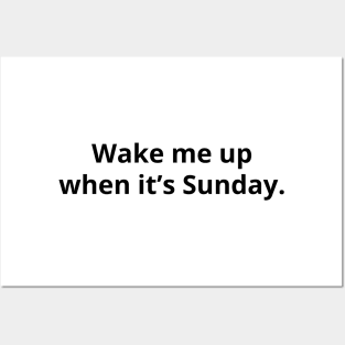 Wake Me Up When it's Sunday - Light Posters and Art
